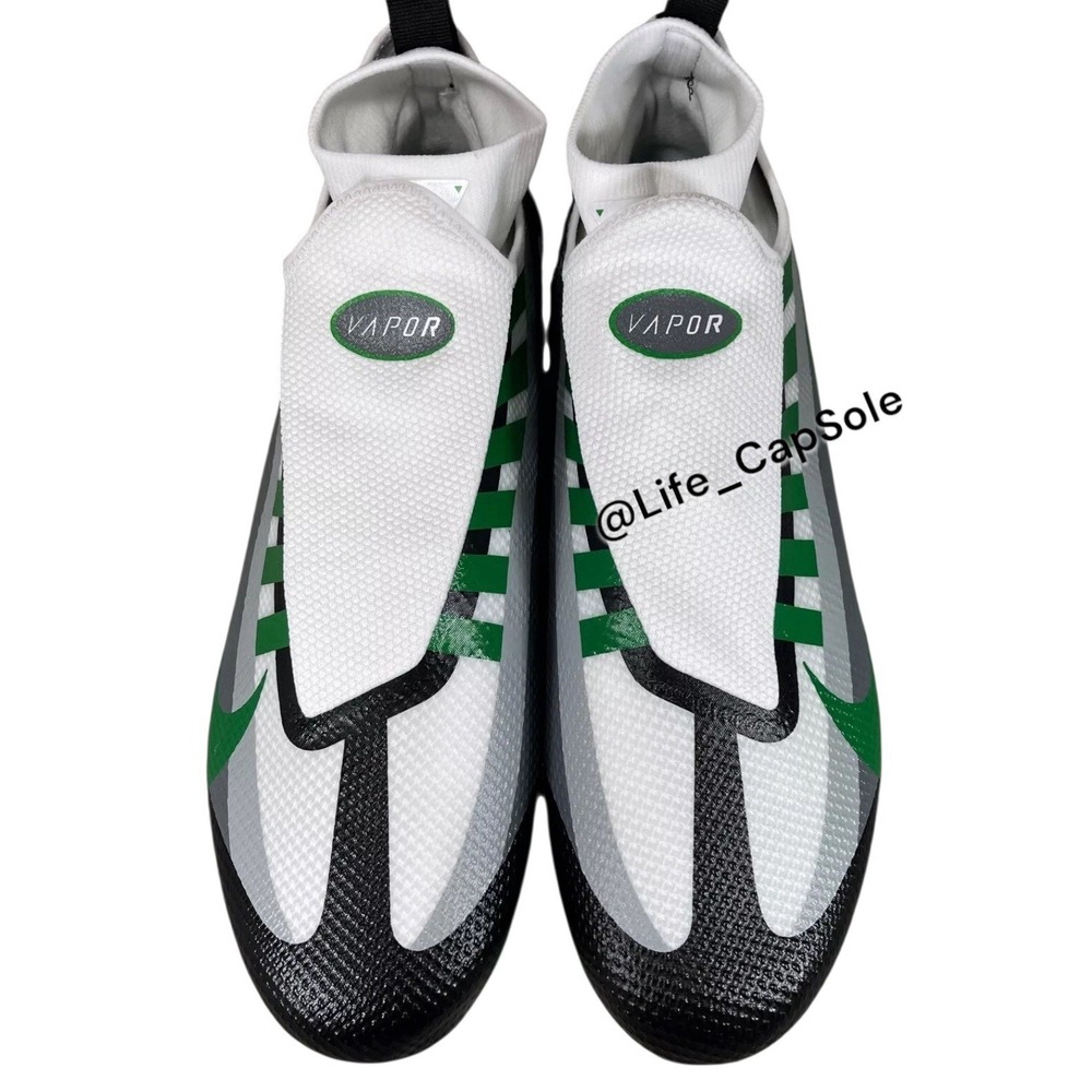 Size 16 Nike Football Cleats Vapor Edge Pro 360 TB Black Pine Green DV0778-005 - Picture 5 of 9